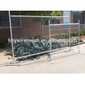 barrière galvanisée de clôture temporaire en acier soudé barrière de clôture mobile
